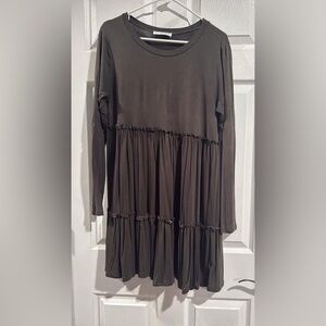 Long Sleeve Tiered Dress